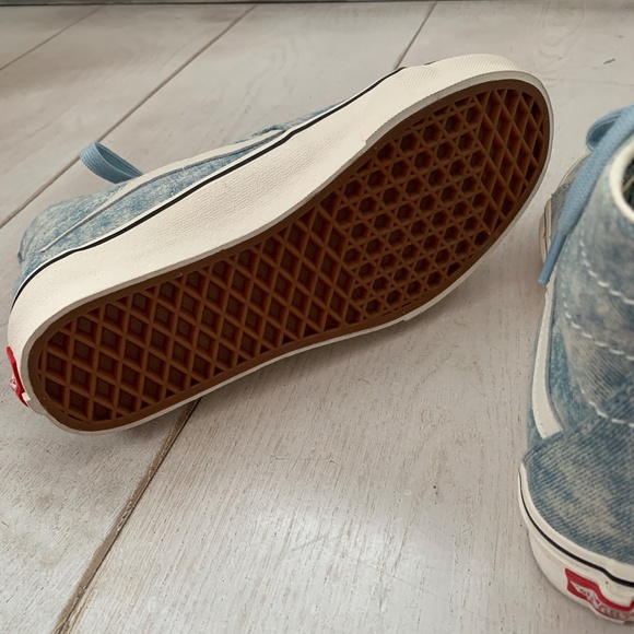 New Vans SK8-Hi Tapered Denim Sneakers Size 7 - Picture 7 of 8